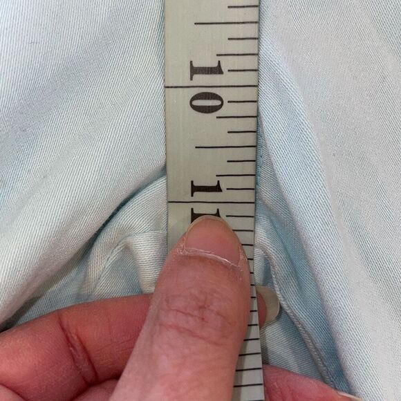 Bella Dahl Womens Elastic Waist Drawstring Cropped Jogger Pants Aqua Large NWT - Picture 10 of 11